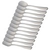 12 Ice Cream Spoons 14.5 x 3 cm Stainless Steel