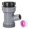 Oblectatio Dishwasher Drain Hose Adapter: Y-Shaped Kitchen Sink Strainer Connector