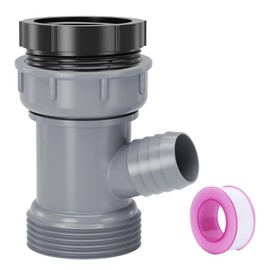 Oblectatio Dishwasher Drain Hose Adapter: Y-Shaped Kitchen Sink Strainer Connector with Male and Female Threaded Waste Outlet for Easy Plumbing Integration