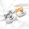 Children's winter Shiba Husky face type hot pack doll carrying Insulating Shiba Inu