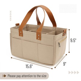 Mr. Pen- Baby Diaper Caddy Organizer, Leather Strap, Baby Organizer, Car Diaper Caddy, Baby Caddy Organizer, Portable Diaper Caddy, Diaper Organizer for Changing Table, Baby Organizer for Nursery
