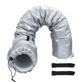 HUAREW - Funda aislante de manguera de CA portátil para tubo de manguera de escape de CA de 5 "/5.9" | Funda aislante para manguera de ai...