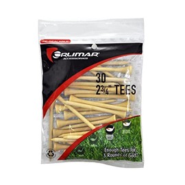 Orlimar Wood Golf Tees 2 3/4-Inch, Natural (30 Pack)
