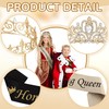 Saintrygo 4 Pcs Homecoming King and Homecoming Queen Crown Set