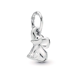 FGT Lucky Elephant Charm for Bracelets Necklaces Pendants Sterling Silver Animal Dangle Gift for Women Family Girls Daughter Best Friend Mum Granddaughter Birthday Mothers Day
