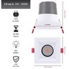 Square LED Recessed Lighting 2 inch - 5W - Slim