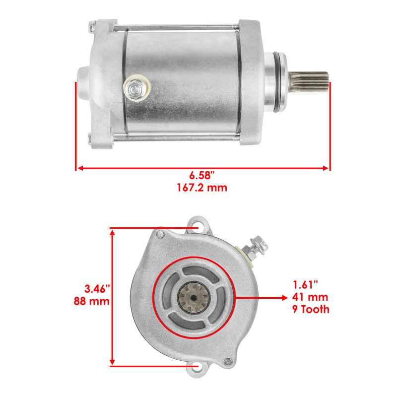 Caltric Starter for Suzuki 500 LTF500 LT-F500 Quadrunner 2000 2001