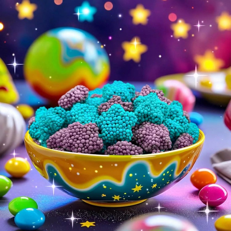Cosmo Clusters Candy - 1.5 Pound Pack - Crunchy Gummies