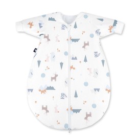 Julius Zöllner Baby Winter Sleeping Bag, Made of Jersey Cotton, Size 62, Standard 100 by Oeko-Tex, Little Fox