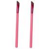 Baluue 2pcs Angled Eyebrow Brush for Cosmetics Precision Concealer Makeup
