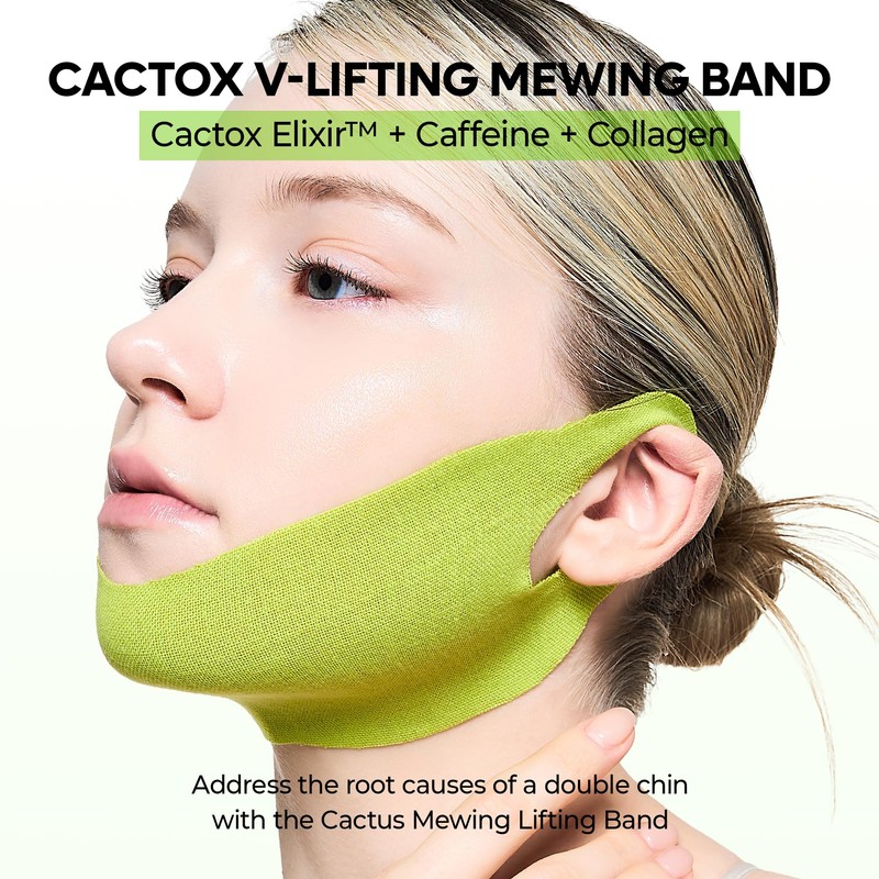 Dr.Melaxin Cactox V-Lifting Mewing Band With Cactus Cooling Reduce Puffiness