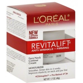 L'Oreal Revitalift Face & Neck Anti-Wrinkle & Firming Moisturizer Day Cream 1.70 oz (Pack of 4)
