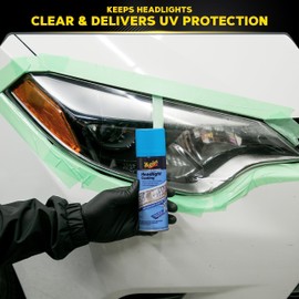 Meguiar's Keep Clear Headlight Coating, Maintain Like-New Clarity of Your Headlights with an Easy-to-Use Formula and UV Protection that Lasts All Year Long, 4 Ounce Aerosol