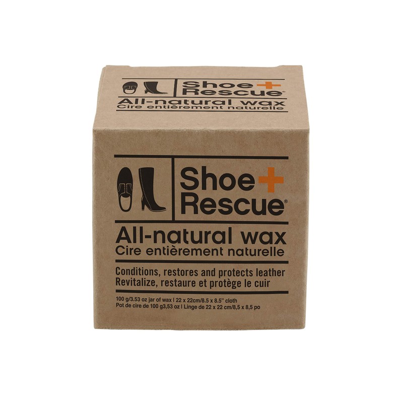 ShoeRescue All-Natural Wax for Leather Boots, Shoes & Bags |
