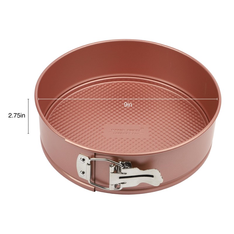 David Burke 9" Springform Pan – Carbon Steel Cheesecake Mold