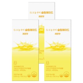 Starting today, Slimade diet supplement lemon flavor, 3 pieces, 120g / 오늘부터 슬림에이드 다이어트보조제 레몬맛, 3개, 120g