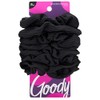 Goody Ouchless Scrunchie para mujer, Negro, 8 unidades