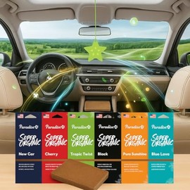 PARADISE AIR Aromatizante Para Auto - Difusor Para Auto, Aromatizante, Ambientador De Coche, Desodorante Para Carro, Eliminador De Olores, Fabricado En USA, Contiene 4 Piezas