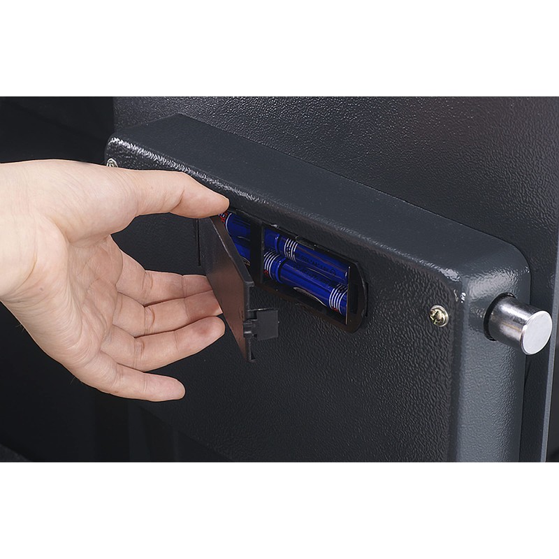 Personal Digital Safe Box - Compact Steel Home Safety Container