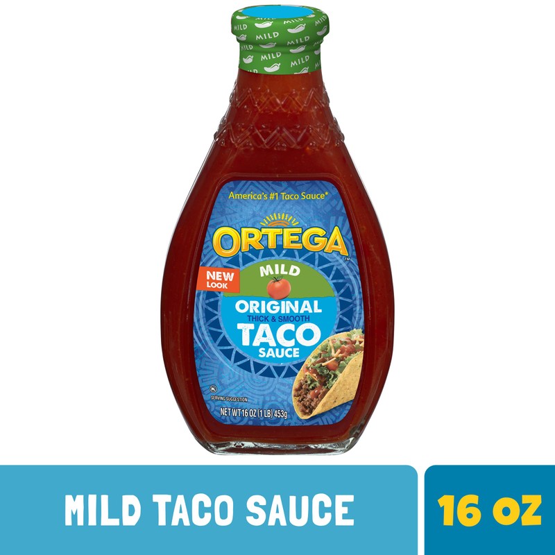 Ortega Original Taco Sauce, Mild, 16 Ounce