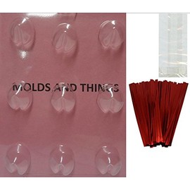 FORTUNE COOKIES Chocolate Candy Mold With Molding Instruction + 25 set of packaging Kit