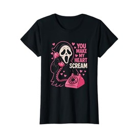 Cute Creepy Horror Make My Heart Scream Valentine’s Day T-Shirt