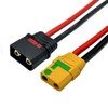 QS8-S Male to XT90 Anti-Ignition Plug Model Aircraft Adapter Cable
