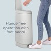 Diaper Genie Signature Pail (Grey) Includes 1 Easy Roll Refill