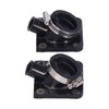 Pair of Carburetor Intake Manifold Boots Rubber Holder Replacement for