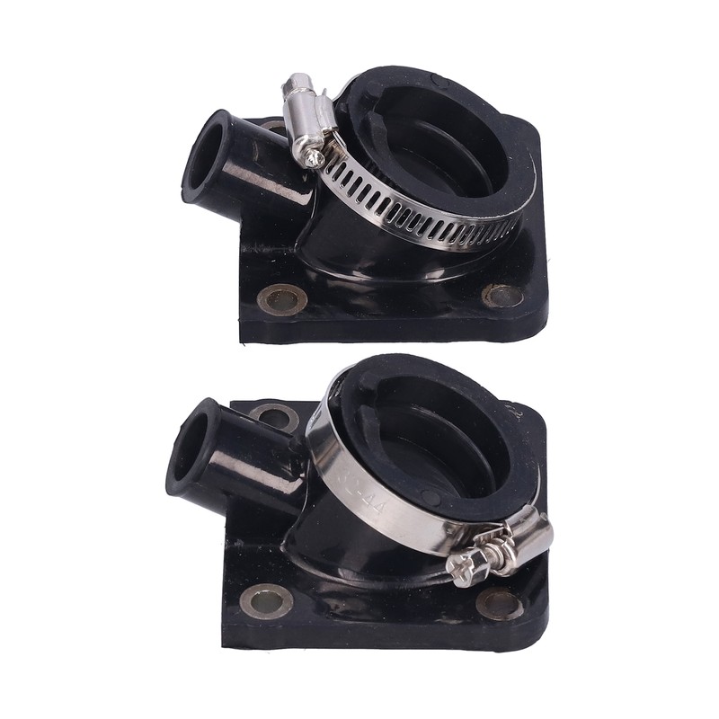 Pair of Carburetor Intake Manifold Boots Rubber Holder Replacement for
