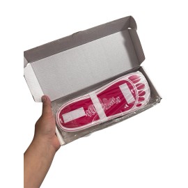 Lekult 30 Pairs (60 Feet) Pink Spray Tan Feet Pads | Premium Spray Tanning Feet Pads