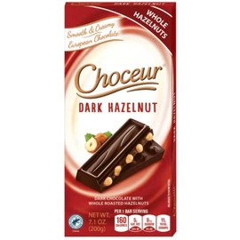 Choceur Smooth & Creamy European Chocolate 7.1oz (200g (Dark Hazelnut)