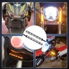 Nilight 2PCS 6-5050-SMD Waterproof Flexible Turn Signal Backup License Plate