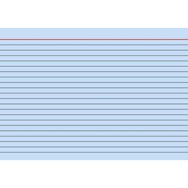 Brunnen Index Card, blue A5