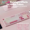 LEOBOG A98 Wireless Mechanical Keyboard, Tri-Mode BT5.0/2.4GHz/USB-C, Creamy Keyboard with