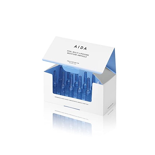 AIDA Hyal Multi Liposome Moisture Ampoule 2ml*10ea, Hyaluronic acid, Liposome,