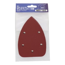 Sankyo Corporation CUSTUM KOBO Sandpaper for Mini Delta Sander (EDS-100) #180 (5 Sheets) 28-603