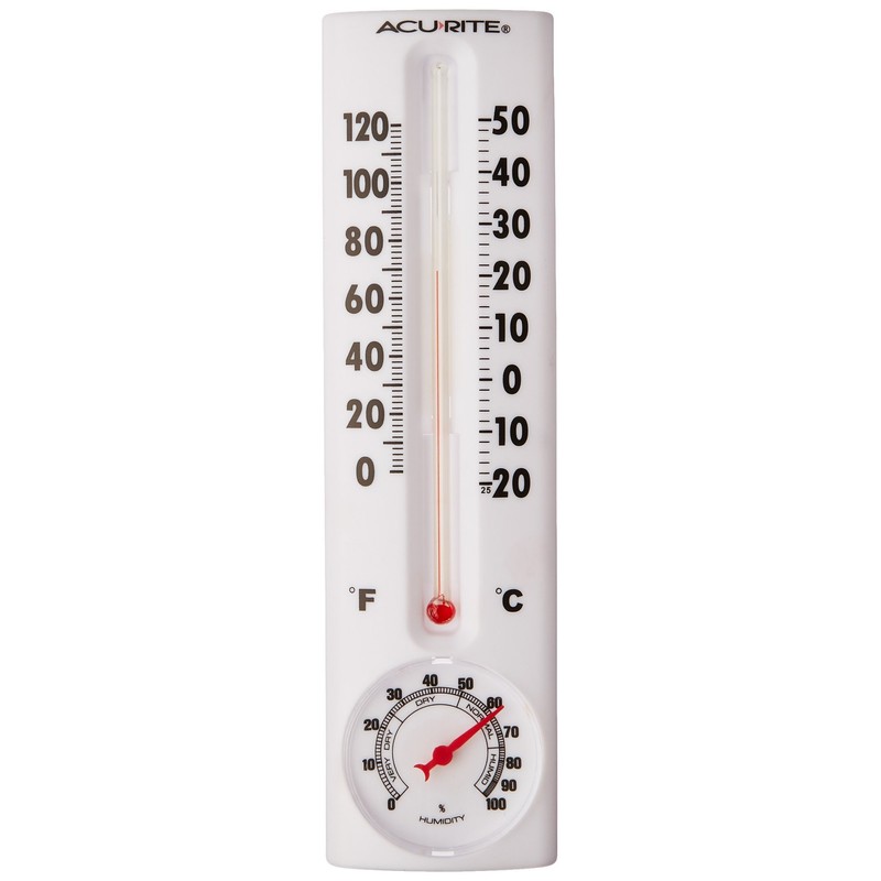 Chaney Instrument Glass Thermometer with Humidity