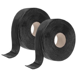 HARFINGTON 2Rolls 98ft x 3.1" Asphalt Crack Tape Self-Adhesive Repair Tape High Adhesion Filler Bendable Sealer for Cement Road, Driveway, Pavement, Parking Lot, Roof, 33ft Each Roll
