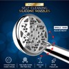 FREZZEL High Pressure Shower Head With Handheld Spray 6 Settings