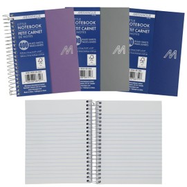 Merangue Chunky Little Notebook, 4-1/4" x 5-1/2", 400 Pages / 200 Sheets, College Ruled Paper, Assorted Colors May Vary