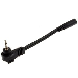 kenable 2.5mm Right Angled Stereo Jack Plug to 3.5mm Socket Adapter Cable