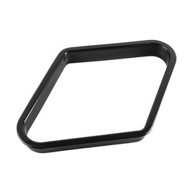 VOANZO Pool Table Triangle Stand for 9 Balls, Heavy Duty Plastic Ball Holder, Durable Black Plastic Snooker Stand for Standard 2-1/4" Billiard Balls