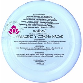 CREMA ANTIARRUGAS COLÁGENO Y CONCHA NACAR 350 GR.