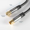 KabelDirekt Ohm HDTV SAT/ TV cable, F-connector to coax plug,