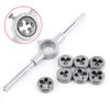 8PCS/Set Handheld Metric Screw Die set, M25 Wrench Bearing Steel