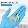 500 Pack Orthodontic Elastic Rubber Bands with Elastics Placers, 4.5