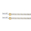 Foset FGA-50X, Manguera flexible de 500cm para gas, trenzado de