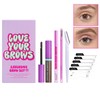 Brow Set with Eyebrow Card - Break-Resistant Waterproof Eye Makeup,Makeup