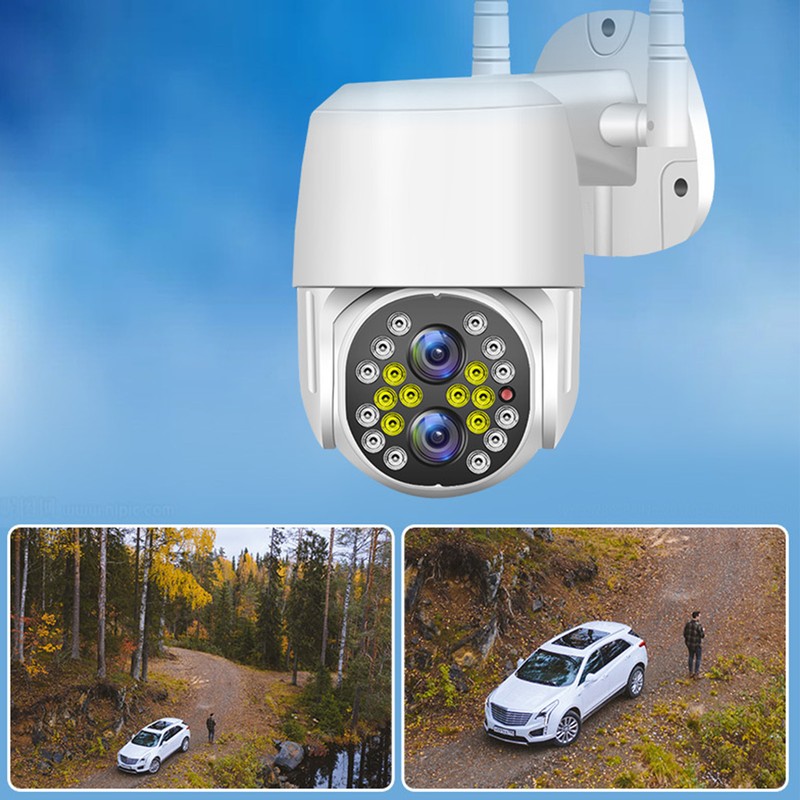 WiFi Security Camera 1080P 2MP Night Vision 2 Way Audio